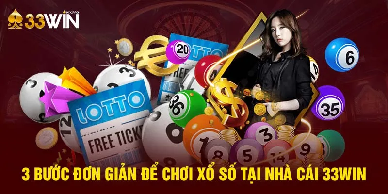 3 bước đơn giản để chơi xổ số tại nhà cái 33win 