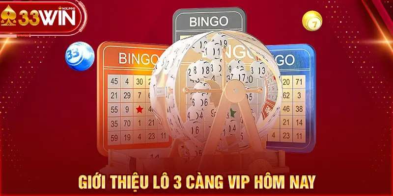 Giới thiệu lô 3 càng vip hôm nay